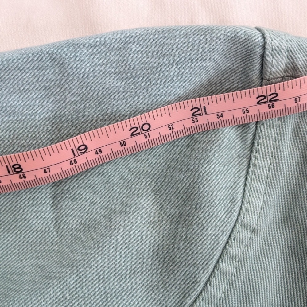 Universal Thread Sage Green/Blue Cotton Utility Chore Jacket Wmns Size S *READ* - Picture 5 of 8